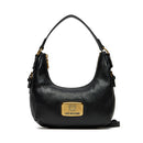 LOVE MOSCHINO – Schwarze Hobo-Handtasche mit Logo-Plakette