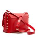Borsa a Tracolla LOVE MOSCHINO Rossa con Borchie