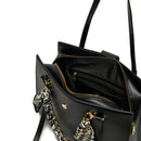 LOVE MOSCHINO 
Schwarze Damen Shopper mit Schal 