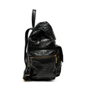 LOVE MOSCHINO Damen Rucksack Kroko-Print in Schwarz