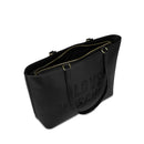 Shopping Bag LOVE MOSCHINO linea Sparkling Logo Nero con Logo in Paillettes Nero