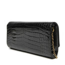 LOVE MOSCHINO LETTERING LOGO LINIE
Damen Clutch mit Schultergurt in Schwarz mit Kokosnuss Print