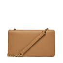 Damen-Schulter- und Umhängetasche LOVE MOSCHINO Bold Love Lettering-Linie in der Farbe Biscuit