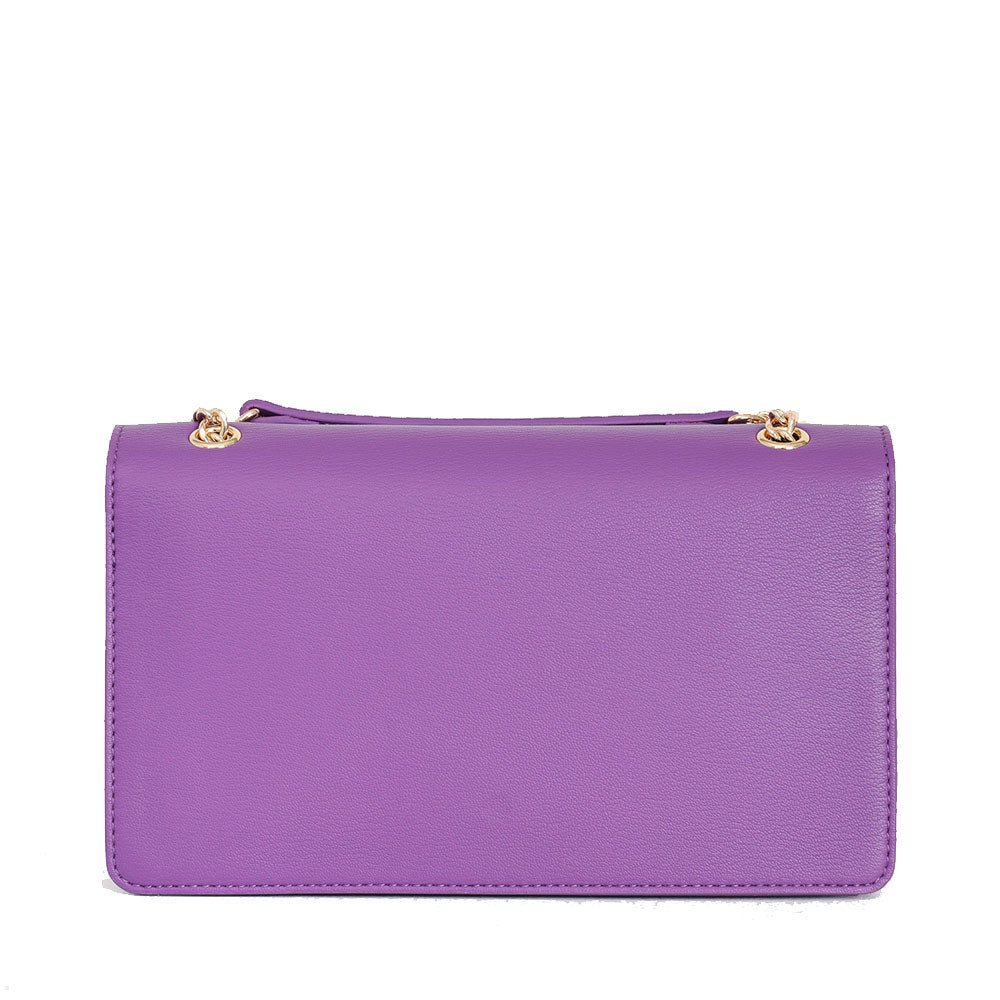 Borsa Donna a Spalla e a Tracolla LOVE MOSCHINO linea Bold Love Lettering Viola