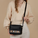 Borsa Donna a Tracolla LOVE MOSCHINO linea Bold Love Lettering colore Nero