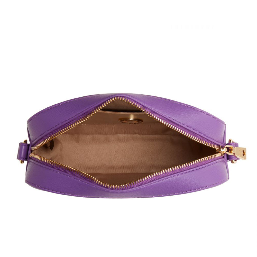 LOVE MOSCHINO Damen-Umhängetasche Bold Love-Schriftzug Lila Linie