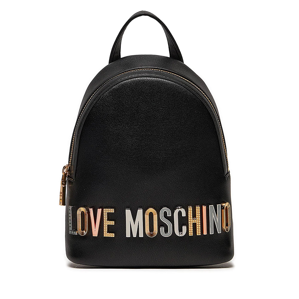 LOVE MOSCHINO Damenrucksack Bold Love Schriftzug Linienfarbe Schwarz