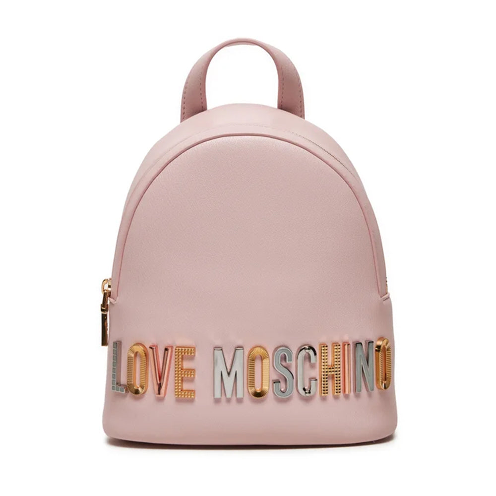 LOVE MOSCHINO Damenrucksack Bold Love Lettering Linie in Puderrosa