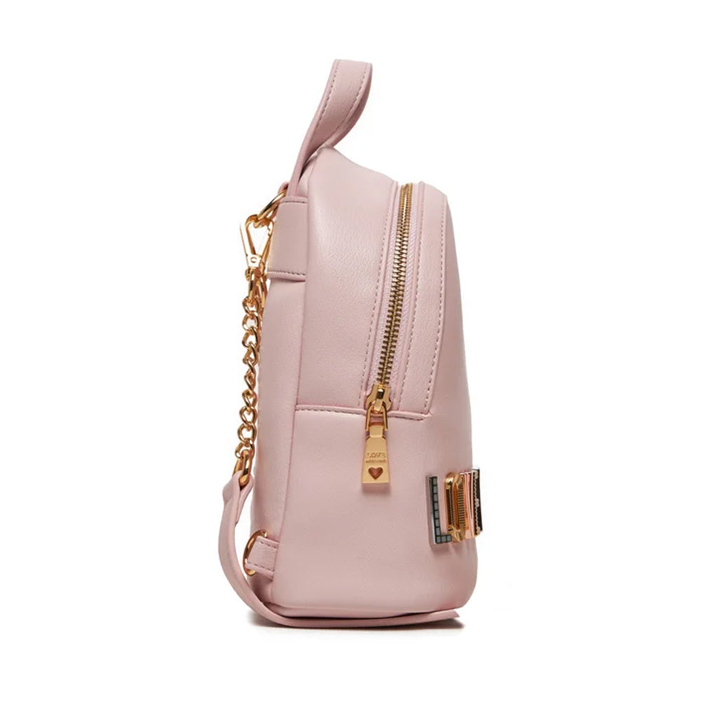 LOVE MOSCHINO Damenrucksack Bold Love Lettering Linie in Puderrosa