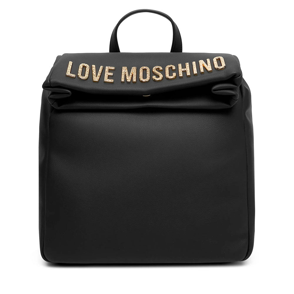 Zaino Donna con Pattina LOVE MOSCHINO Nero con Maxi Logo
