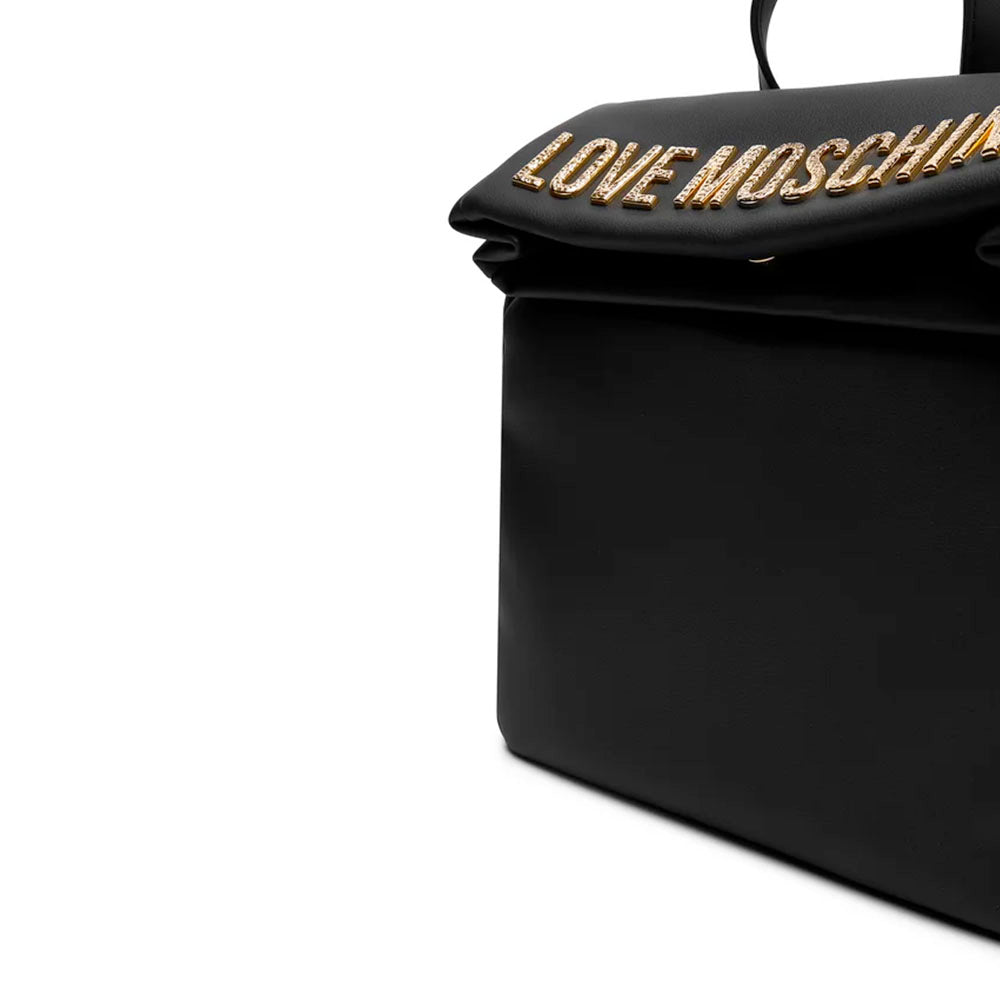 Zaino Donna con Pattina LOVE MOSCHINO Nero con Maxi Logo