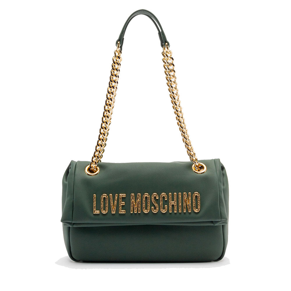 Love Moschino Damen Schultertasche Jc4043pp1mlc0110 – Elfenbein, Geprägtes Kunstleder