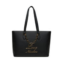 LOVE MOSCHINO LOVELY CHAIN LINIE
Schwarze Shopping Bag