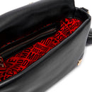 Borsa Donna a Tracolla LOVE MOSCHINO linea Puffy Logo Trapuntata Imbottita Nera