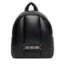 Zaino Donna LOVE MOSCHINO linea Puffy Logo Trapuntato Imbottito Nero