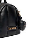 Zaino Donna LOVE MOSCHINO linea Puffy Logo Trapuntato Imbottito Nero