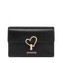 Clutch Donna con Tracolla LOVE MOSCHINO Nera con Cuore