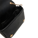 LOVE MOSCHINO Damen Umhängetasche Bunte Herzlinie Schwarz