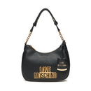 Hobo Bag LOVE MOSCHINO linea Cut Out Logo Nero