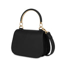 LOVE MOSCHINO Damenhandtasche mit Strass-Logo-Linie in Schwarz