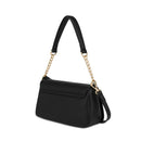 Borsa Donna a Spalla LOVE MOSCHINO linea Cut Out Logo Nero