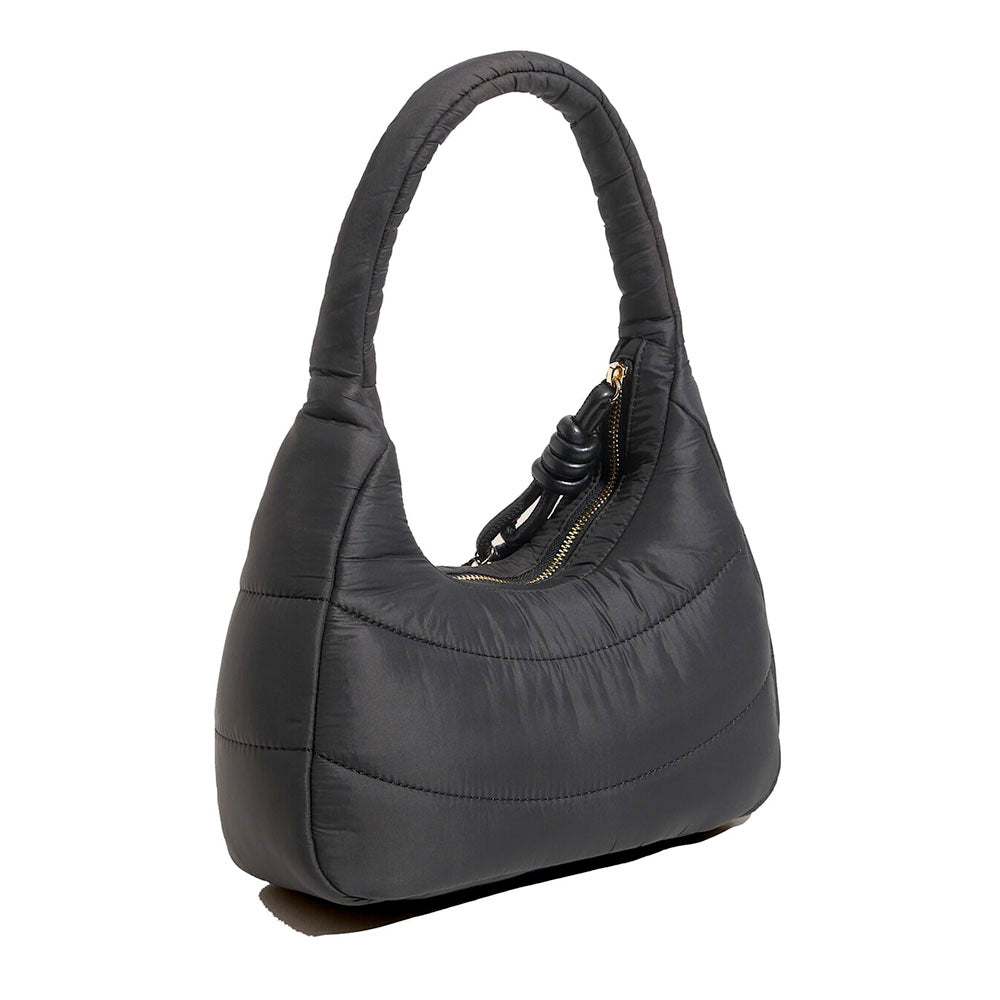 Borsa Donna a Spalla LOVE MOSCHINO in Nylon Trapuntato Nero