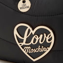 Borsa Donna a Spalla LOVE MOSCHINO in Nylon Trapuntato Nero