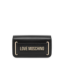 Clutch Donna con Tracolla LOVE MOSCHINO linea Smart Daily Lettering Logo Nero