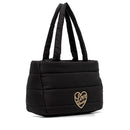 Shopping Bag Donna LOVE MOSCHINO in Nylon Trapuntato Nero