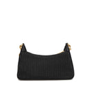 LOVE MOSCHINO 
Hobo Bag mit Schultergurt aus schwarzem plissiertem Nappaleder