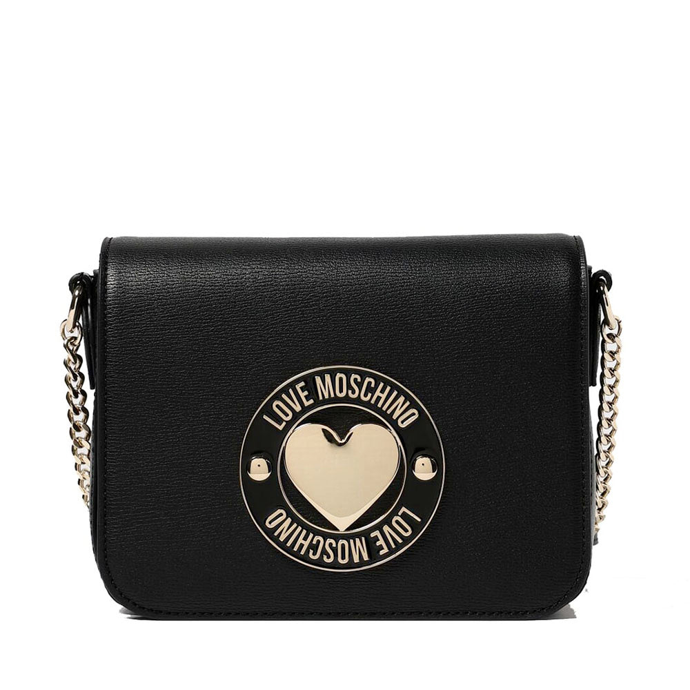 Borsa Donna a Tracolla LOVE MOSCHINO linea Cupid Nera con Logo