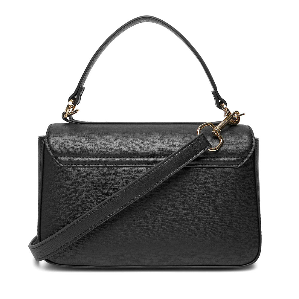 Borsa Donna a Mano con Tracolla LOVE MOSCHINO linea Cupid Nera con Logo