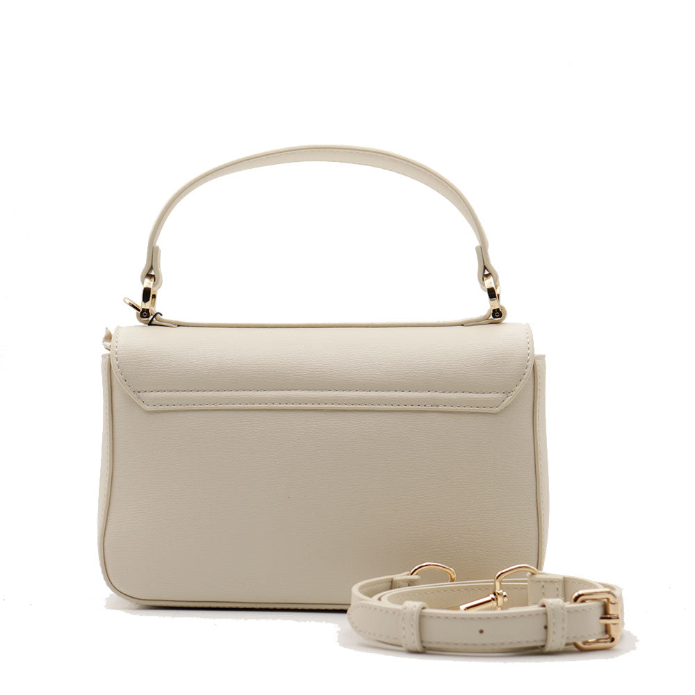 Borsa Donna a Mano con Tracolla LOVE MOSCHINO linea Cupid Avorio con Logo