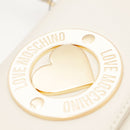 Borsa Donna a Mano con Tracolla LOVE MOSCHINO linea Cupid Avorio con Logo