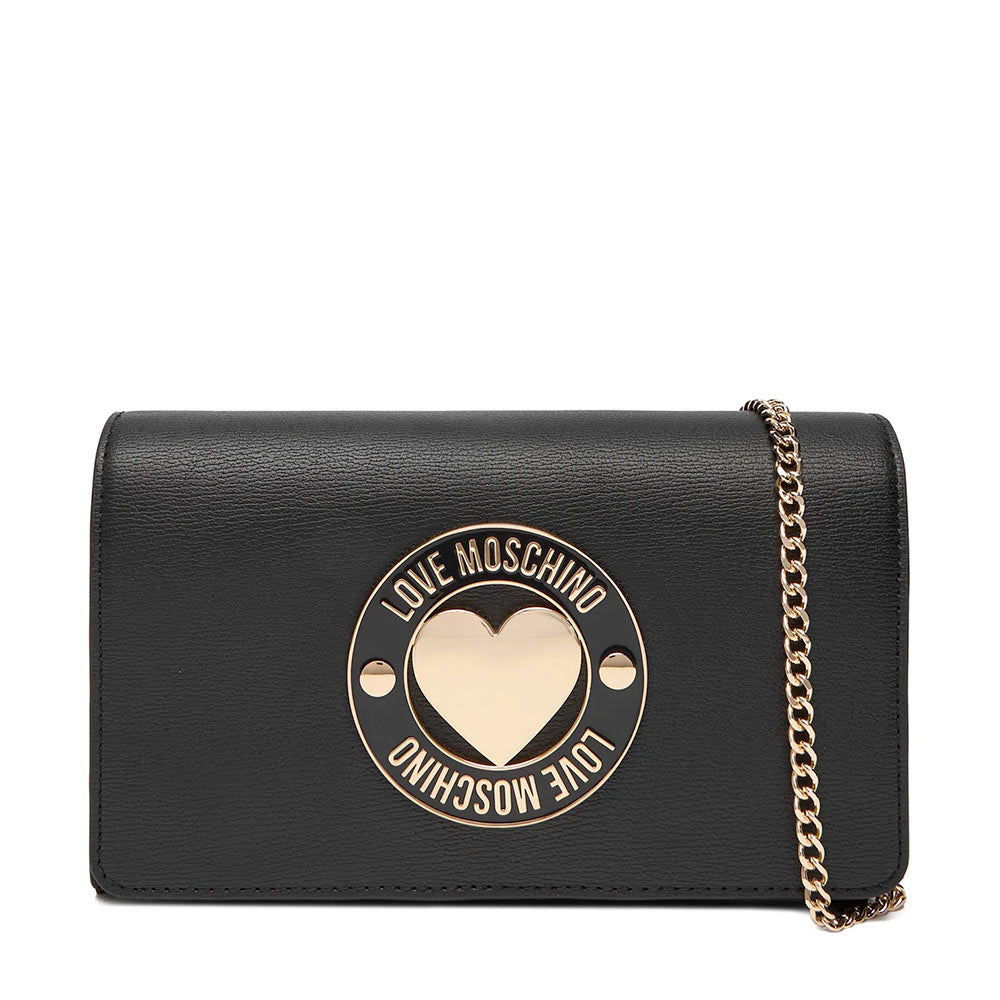 Clutch Donna con Tracolla LOVE MOSCHINO Nera con Logo