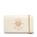 Clutch Donna con Tracolla LOVE MOSCHINO Avorio con Logo
