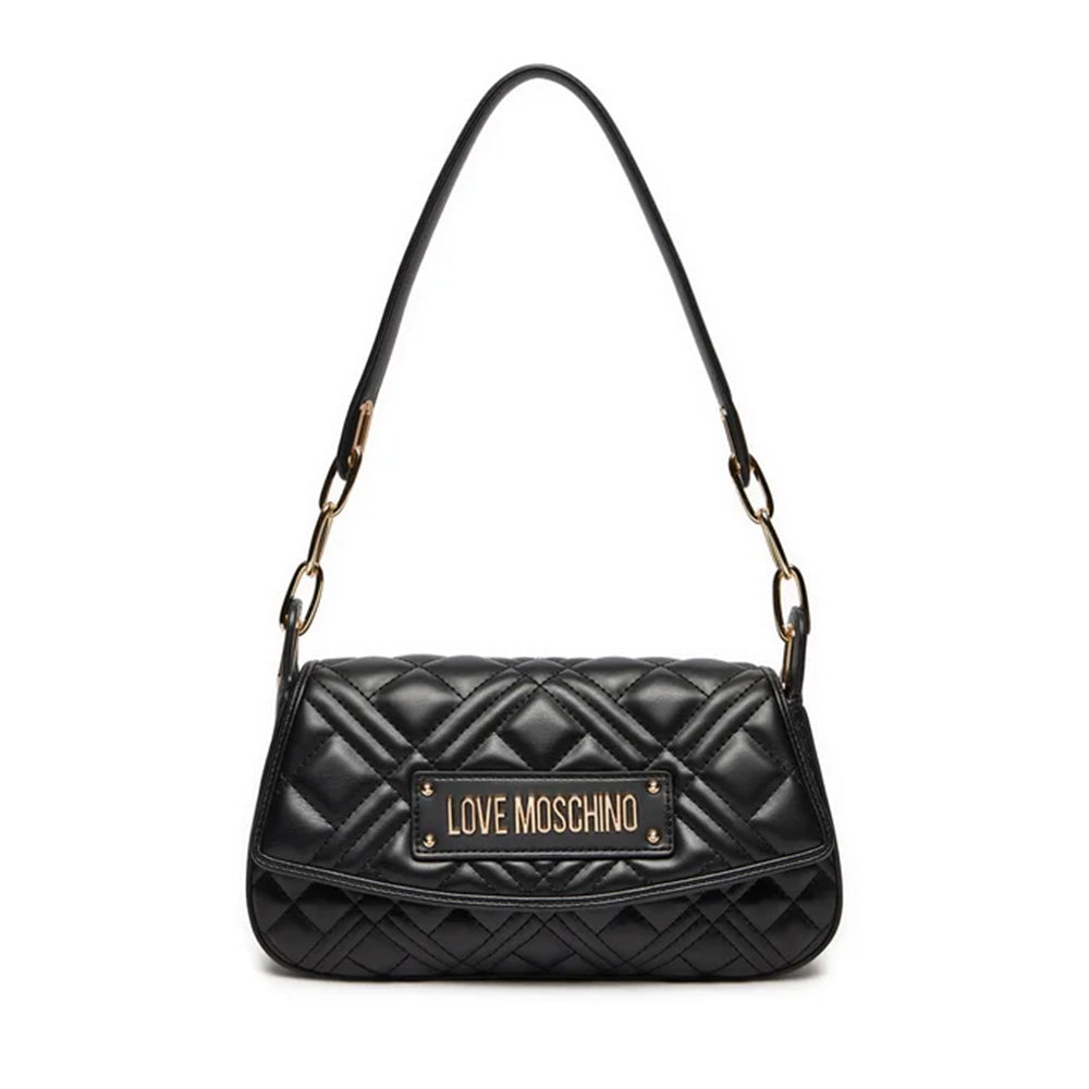 LOVE MOSCHINO LETTERING LOGO LINIE 
Hobo-Tasche in Schwarz