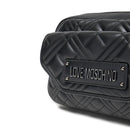 Camera Case a Tracolla LOVE MOSCHINO linea Lettering Logo colore Nero con Logo Canna di Fucile