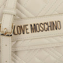 Camera Case a Tracolla LOVE MOSCHINO linea Lettering Logo Avorio