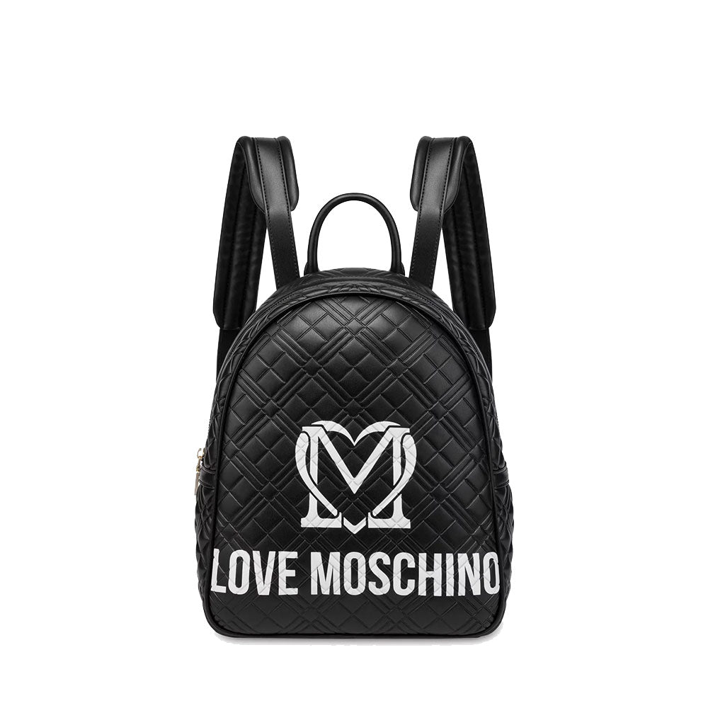 Zaino Donna Trapuntato LOVE MOSCHINO linea Logo Quilt Nero