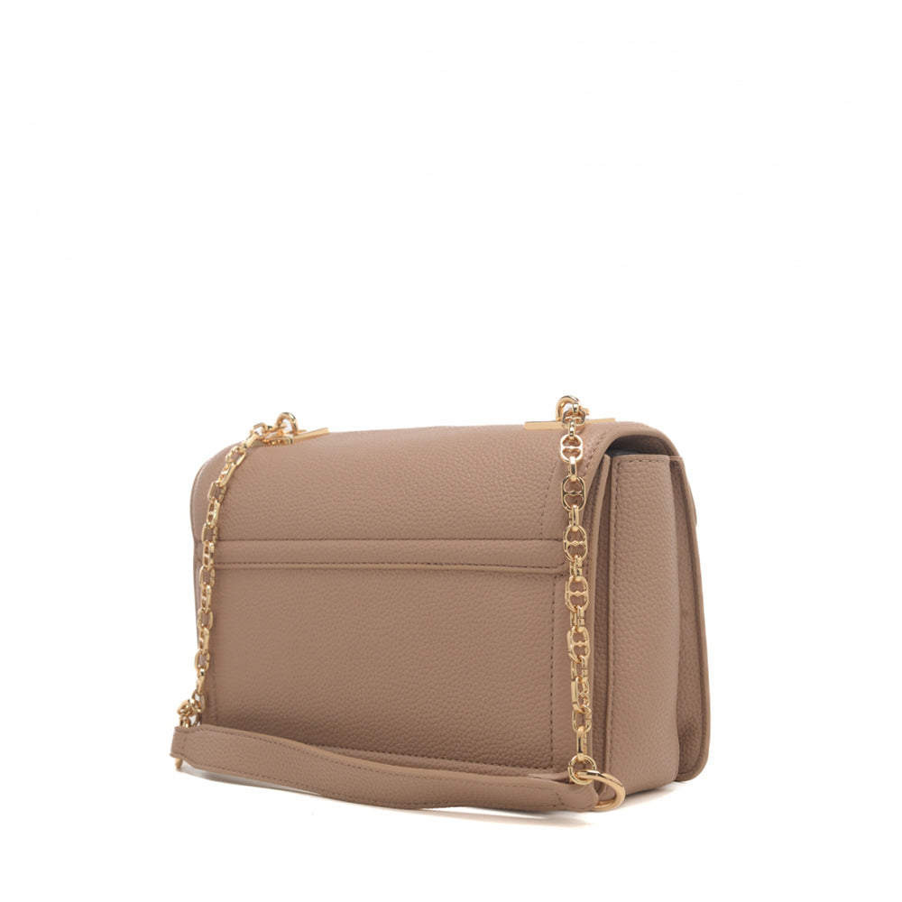 Borsa Donna a Spalla LOVE MOSCHINO linea Chain Detail color Crema