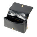 Clutch Donna con Tracolla LOVE MOSCHINO Nera con Logo Ricamato e Borchie