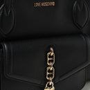 Shopping Bag Donna LOVE MOSCHINO linea Chain Detail Nero