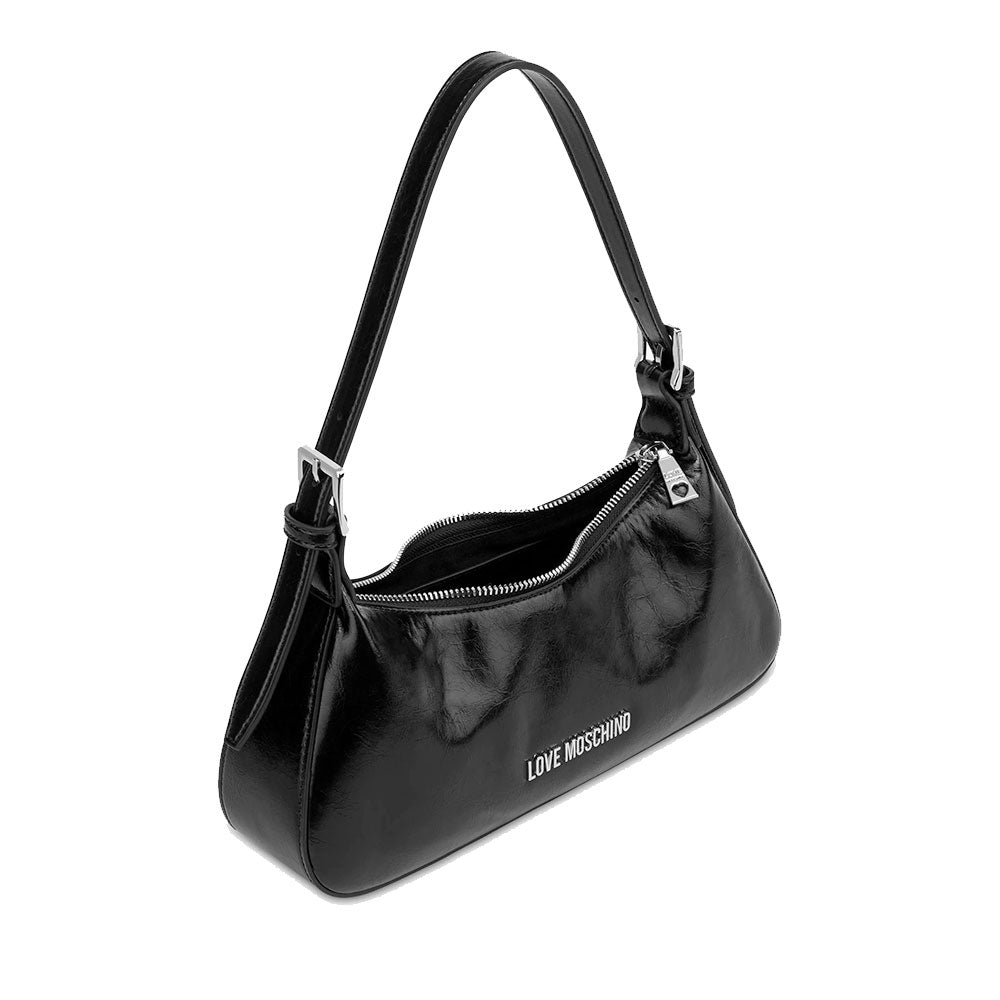 Borsa Donna a Spalla LOVE MOSCHINO in Ecopelle Soft Nera