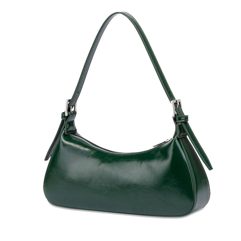 Borsa Donna a Spalla LOVE MOSCHINO in Ecopelle Soft Verde Scuro