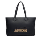 Shopping Bag Donna LOVE MOSCHINO Nera con Maxi Logo