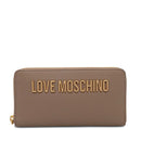 Portafoglio Donna Zip Around LOVE MOSCHINO linea Bold Love color Sabbia