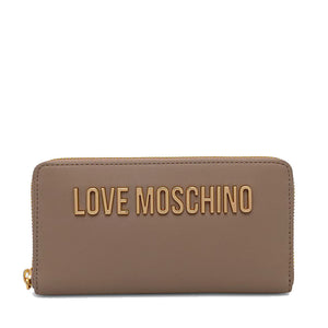 Love Moschino Zip Around Damen Portemonnaie Bold Love Sandfarben