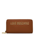 Portafoglio Donna Zip Around LOVE MOSCHINO linea Bold Love color Noce