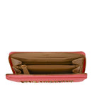 Portafoglio Donna Zip Around LOVE MOSCHINO linea Bold Love Corallo